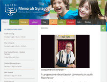 Tablet Screenshot of menorah.org.uk